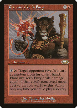Planeswalker's Fury [Planeshift] | Exor Games Bridgewater