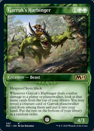 Garruk's Harbinger (Showcase) [Core Set 2021] | Exor Games Bridgewater