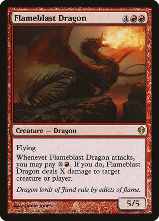 Flameblast Dragon [Archenemy] | Exor Games Bridgewater