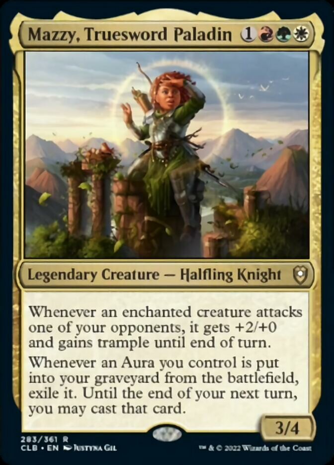 Mazzy, Truesword Paladin [Commander Legends: Battle for Baldur's Gate] | Exor Games Bridgewater