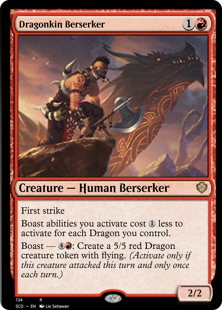 Dragonkin Berserker [Starter Commander Decks] | Exor Games Bridgewater