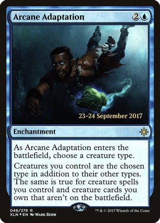 Arcane Adaptation [Ixalan Promos] | Exor Games Bridgewater