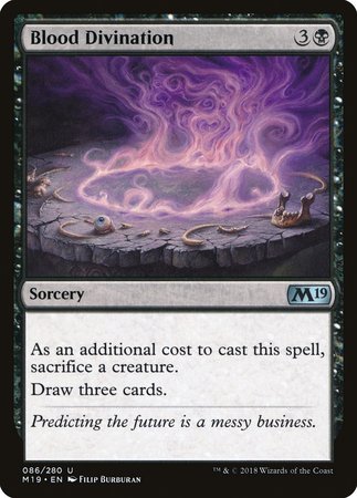 Blood Divination [Core Set 2019] | Exor Games Bridgewater