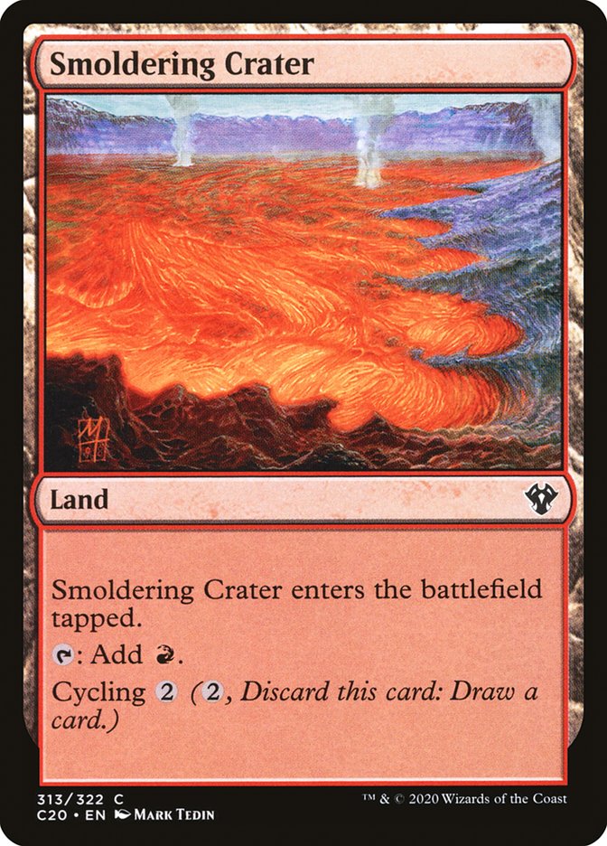 Smoldering Crater [Commander 2020] | Exor Games Bridgewater