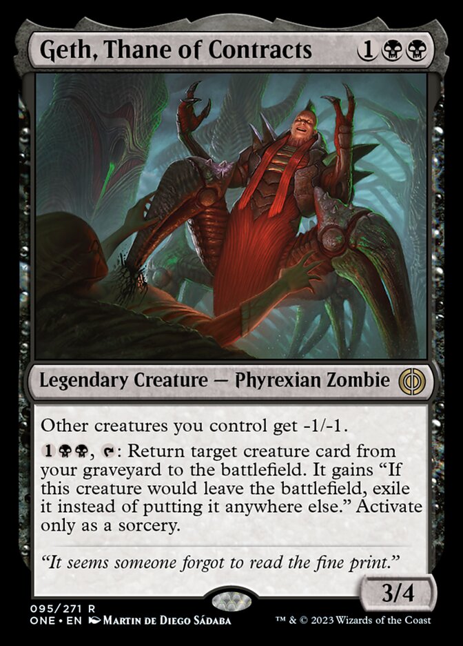 Geth, Thane of Contracts [Phyrexia: All Will Be One] | Exor Games Bridgewater