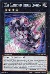 CXyz Battleship Cherry Blossom [NUMH-EN044] Secret Rare | Exor Games Bridgewater