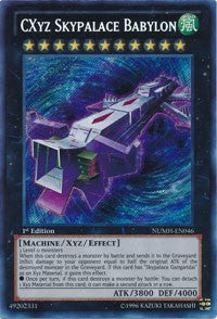 CXyz Skypalace Babylon [NUMH-EN046] Secret Rare | Exor Games Bridgewater