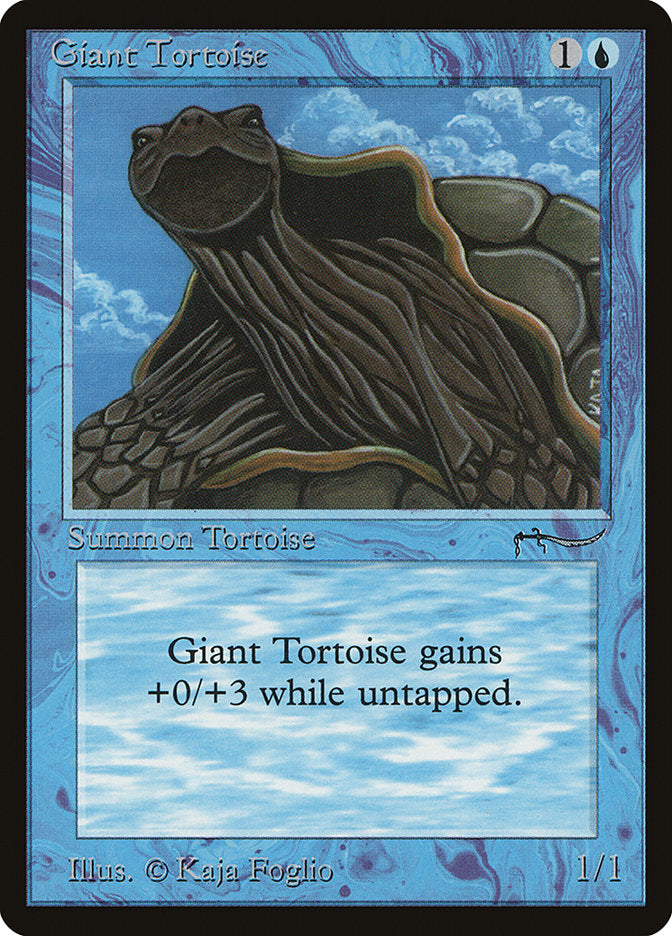 Giant Tortoise (Light Mana Cost) [Arabian Nights] | Exor Games Bridgewater