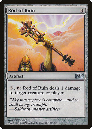 Rod of Ruin [Magic 2010] | Exor Games Bridgewater