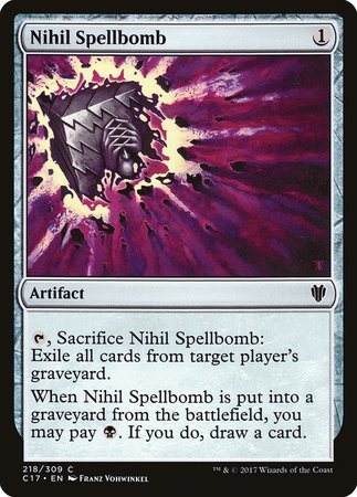 Nihil Spellbomb [Commander 2017] | Exor Games Bridgewater