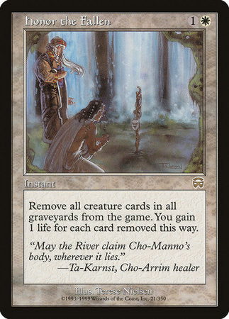 Honor the Fallen [Mercadian Masques] | Exor Games Bridgewater