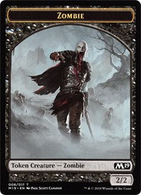 Zombie // Thopter Double-sided Token (Game Night) [Core Set 2019 Tokens] | Exor Games Bridgewater