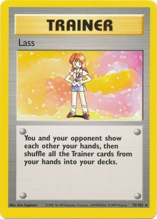 Lass (75/102) [Base Set Unlimited] | Exor Games Bridgewater