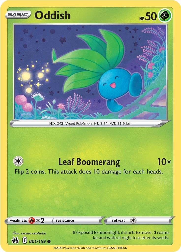 Oddish (001/159) [Sword & Shield: Crown Zenith] | Exor Games Bridgewater