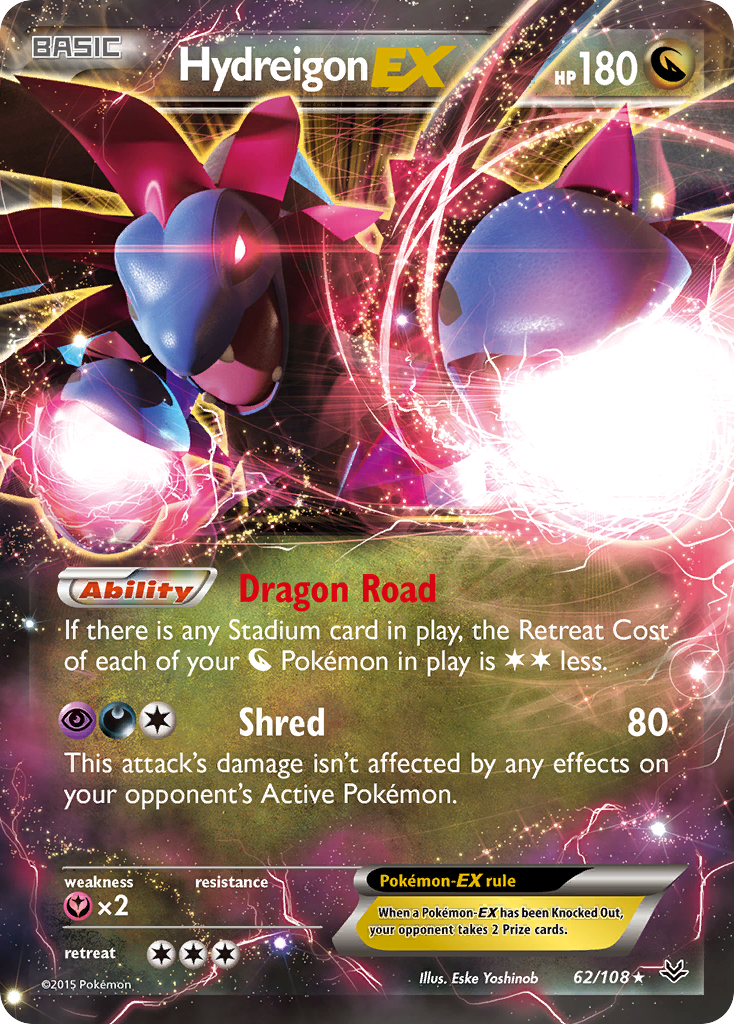 Hydreigon EX (62/108) [XY: Roaring Skies] | Exor Games Bridgewater