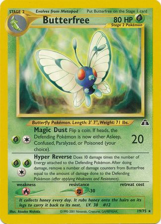 Butterfree (19/75) [Neo Discovery Unlimited] | Exor Games Bridgewater