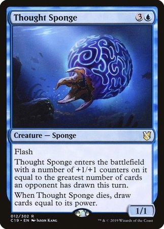 Thought Sponge [Commander 2019] | Exor Games Bridgewater