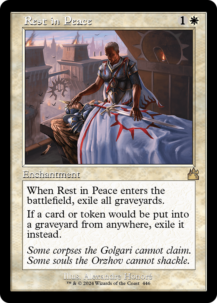 Rest in Peace (Retro Frame) [Ravnica Remastered] | Exor Games Bridgewater