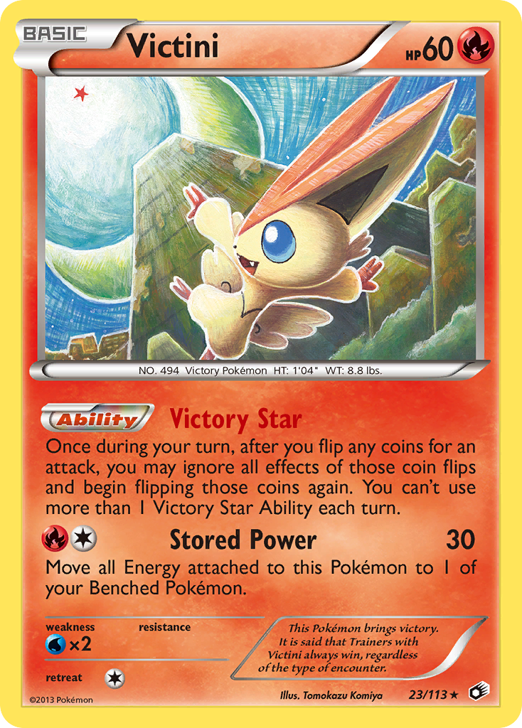 Victini (23/113) [Black & White: Legendary Treasures] | Exor Games Bridgewater