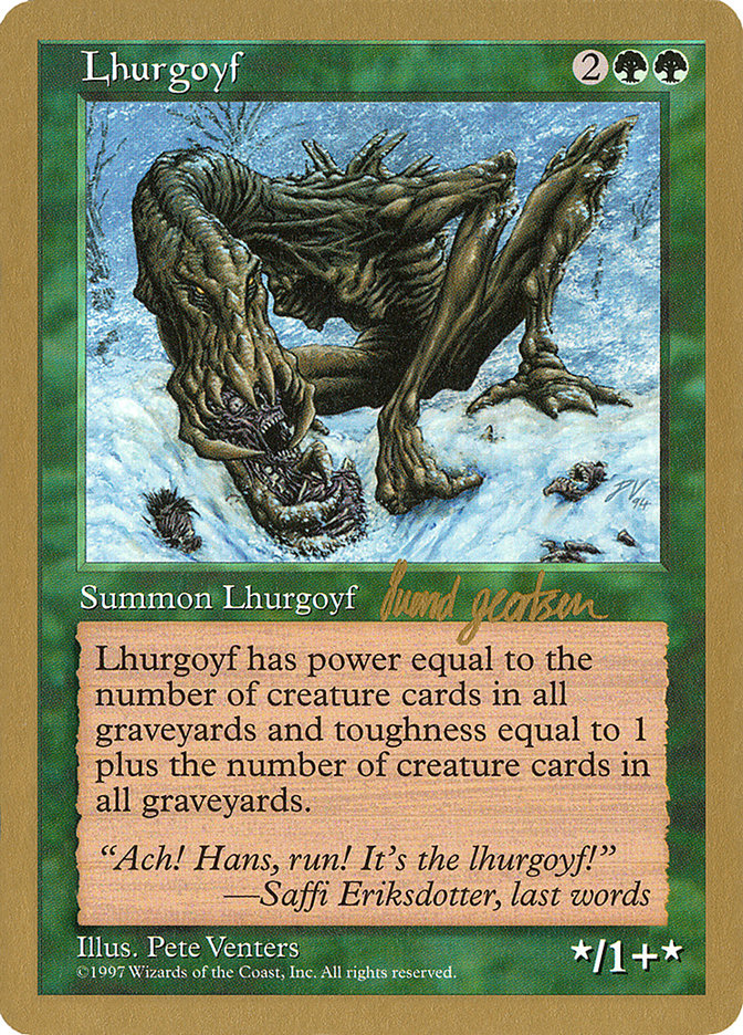 Lhurgoyf (Svend Geertsen) [World Championship Decks 1997] | Exor Games Bridgewater