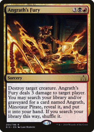 Angrath's Fury [Rivals of Ixalan] | Exor Games Bridgewater