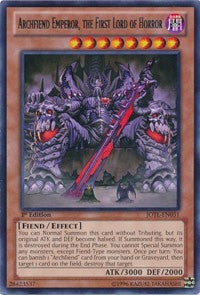 Archfiend Emperor, the First Lord of Horror [JOTL-EN031] Rare | Exor Games Bridgewater