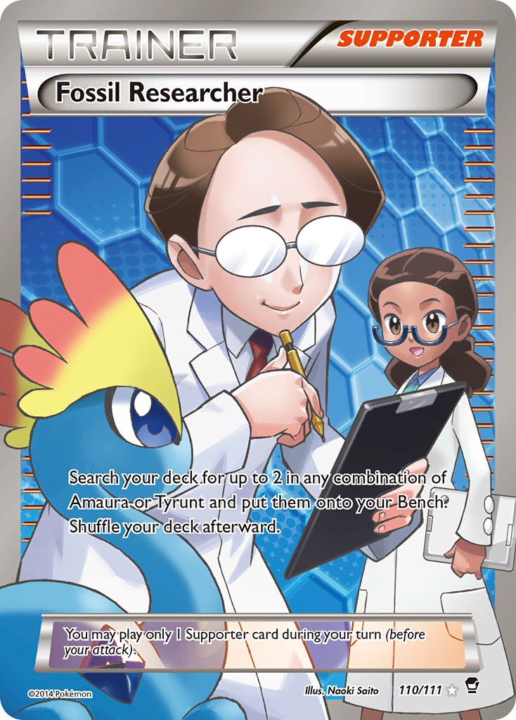 Fossil Researcher (110/111) [XY: Furious Fists] | Exor Games Bridgewater