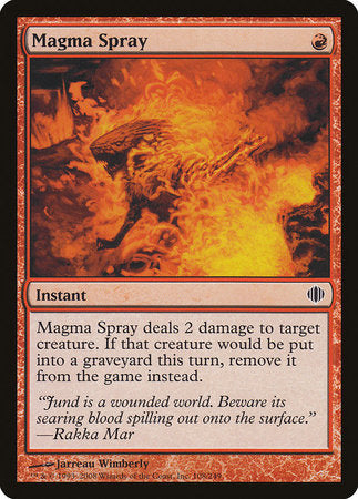 Magma Spray [Shards of Alara] | Exor Games Bridgewater