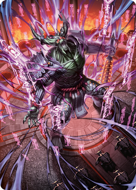 Hidetsugu, Devouring Chaos Art Card [Kamigawa: Neon Dynasty Art Series] | Exor Games Bridgewater