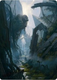 Swamp 2 Art Card [Zendikar Rising Art Series] | Exor Games Bridgewater