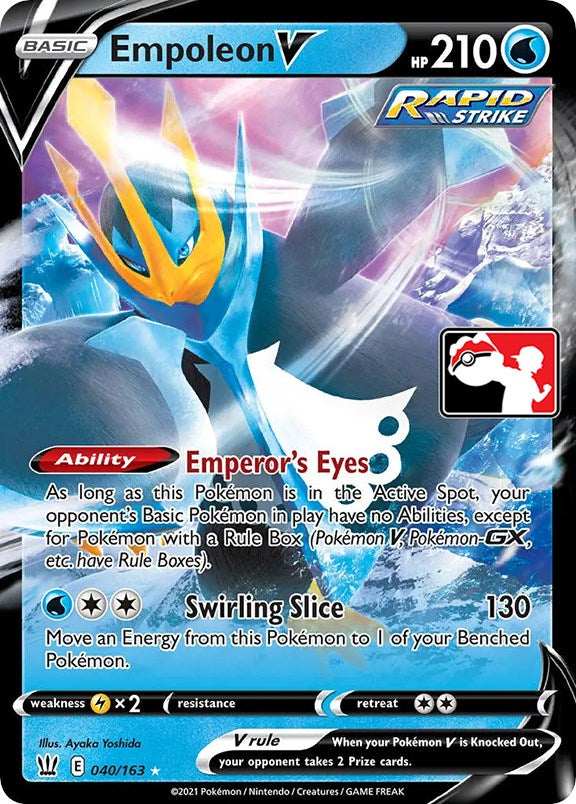 Empoleon V (040/163) [Prize Pack Series One] | Exor Games Bridgewater