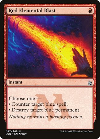 Red Elemental Blast [Masters 25] | Exor Games Bridgewater