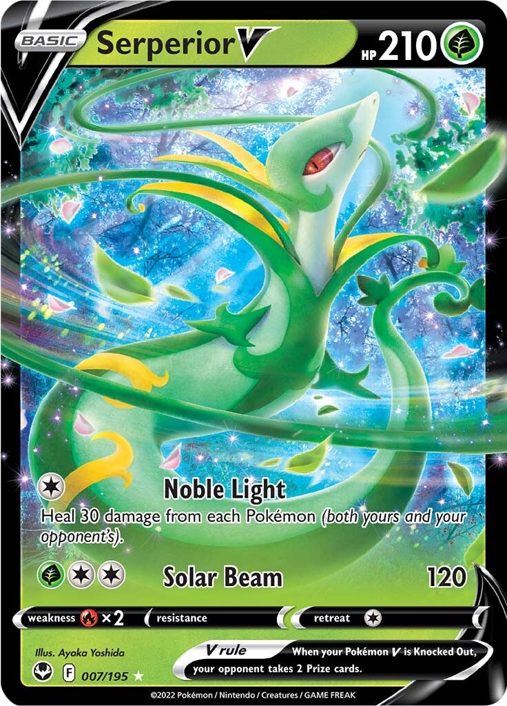 Serperior V (007/195) [Sword & Shield: Silver Tempest] | Exor Games Bridgewater