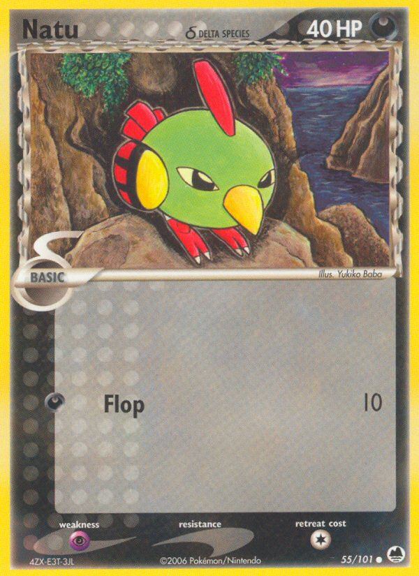 Natu (55/101) (Delta Species) [EX: Dragon Frontiers] | Exor Games Bridgewater