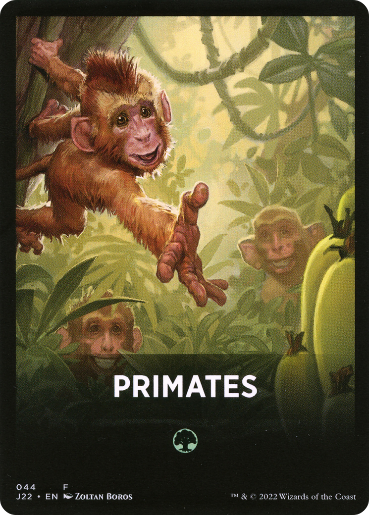 Primates Theme Card [Jumpstart 2022 Front Cards] | Exor Games Bridgewater