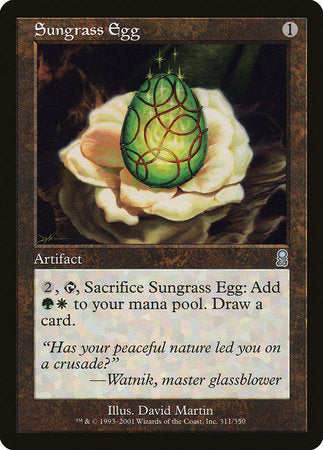 Sungrass Egg [Odyssey] | Exor Games Bridgewater