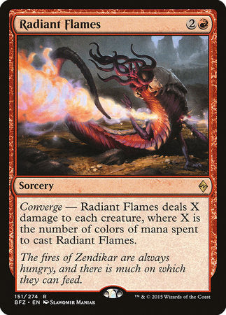 Radiant Flames [Battle for Zendikar] | Exor Games Bridgewater