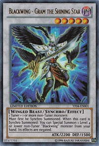 Blackwing - Gram the Shining Star [YF04-EN001] Ultra Rare | Exor Games Bridgewater