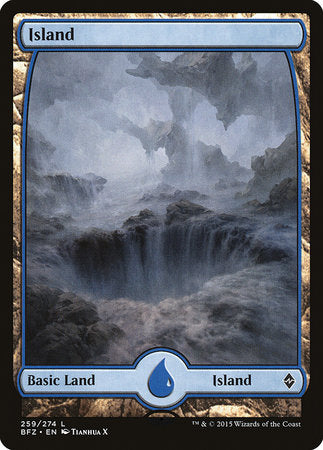 Island (259) - Full Art [Battle for Zendikar] | Exor Games Bridgewater