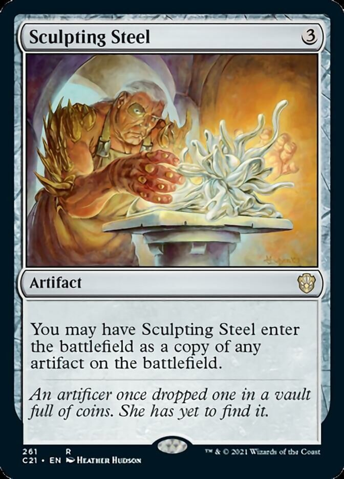 Sculpting Steel [Commander 2021] | Exor Games Bridgewater