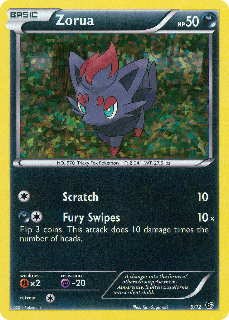 Zorua (9/12) [McDonald's Promos: 2011 Collection] | Exor Games Bridgewater