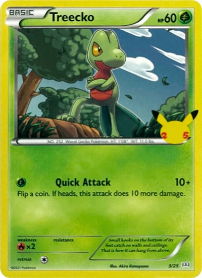 Treecko (3/25) [McDonald's 25th Anniversary] | Exor Games Bridgewater