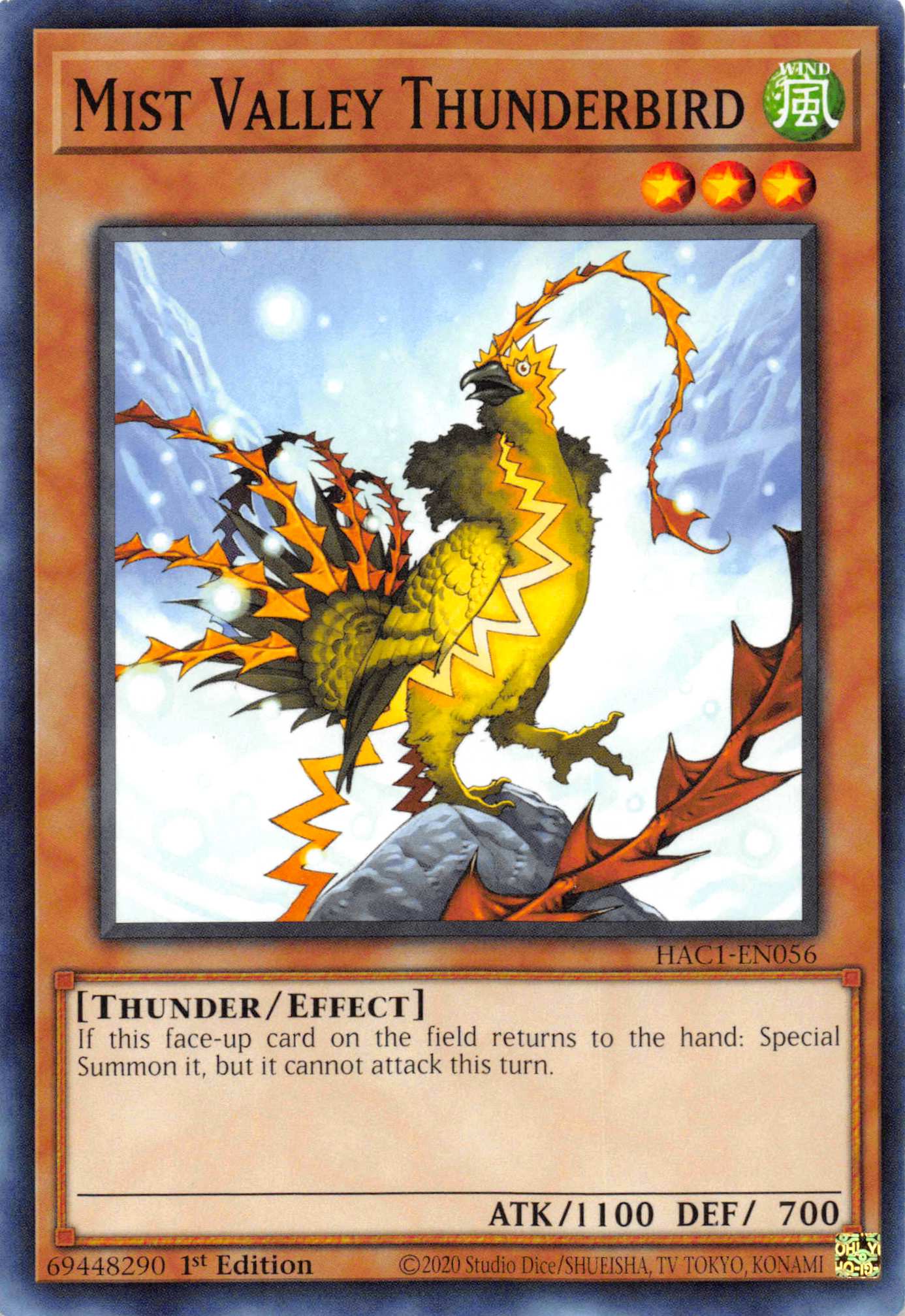 Mist Valley Thunderbird [HAC1-EN056] Common | Exor Games Bridgewater
