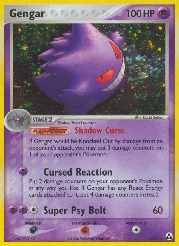 Gengar (5/92) [EX: Legend Maker] | Exor Games Bridgewater