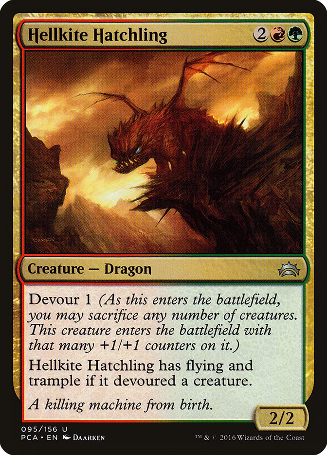 Hellkite Hatchling [Planechase Anthology] | Exor Games Bridgewater