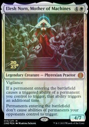 Elesh Norn, Mother of Machines [Phyrexia: All Will Be One Prerelease Promos] | Exor Games Bridgewater