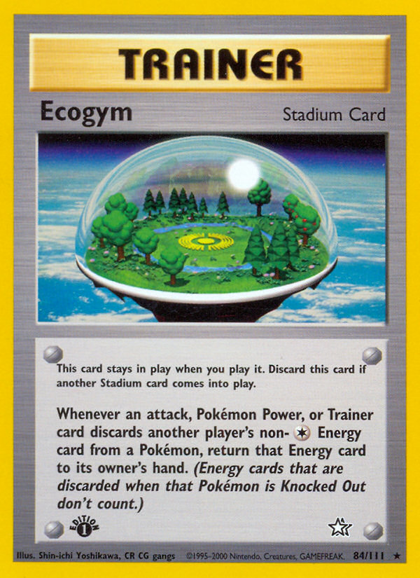 Ecogym (84/111) [Neo Genesis 1st Edition] | Exor Games Bridgewater