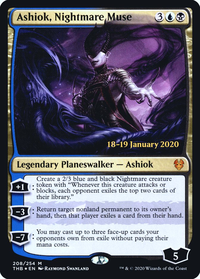 Ashiok, Nightmare Muse [Theros Beyond Death Prerelease Promos] | Exor Games Bridgewater