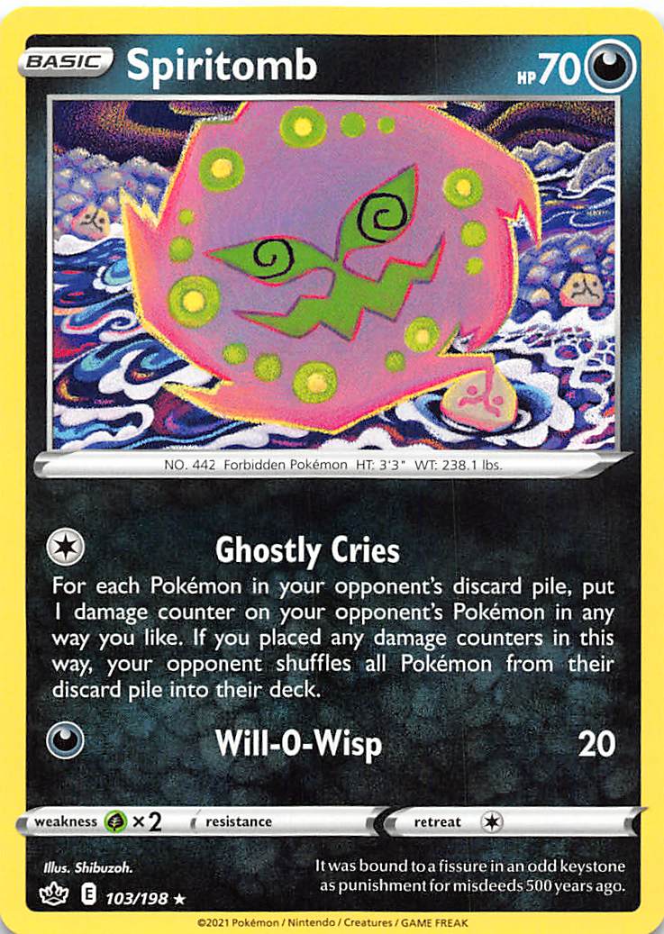Spiritomb (103/198) [Sword & Shield: Chilling Reign] | Exor Games Bridgewater