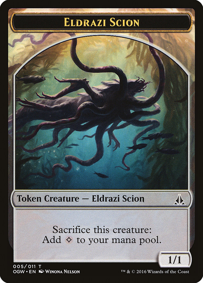 Eldrazi Scion (005/011) [Oath of the Gatewatch Tokens] | Exor Games Bridgewater